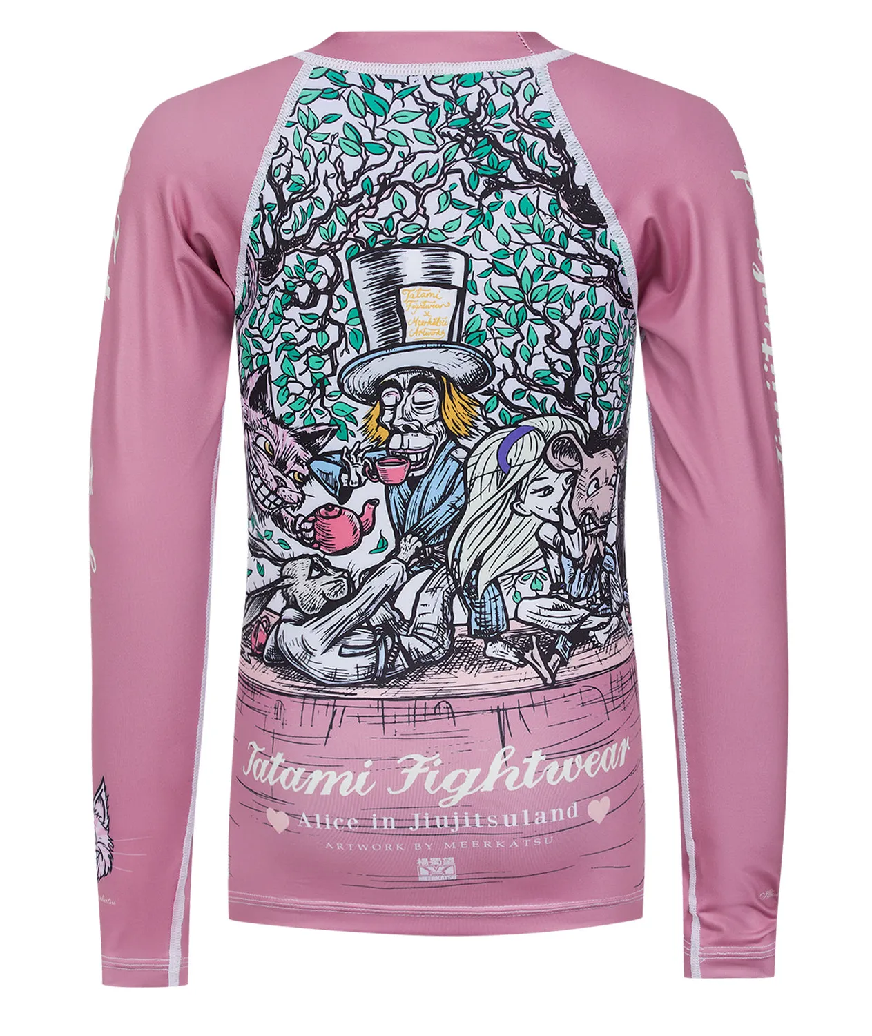 Tatami Meerkatsu Alice rash guard bambino manica lunga