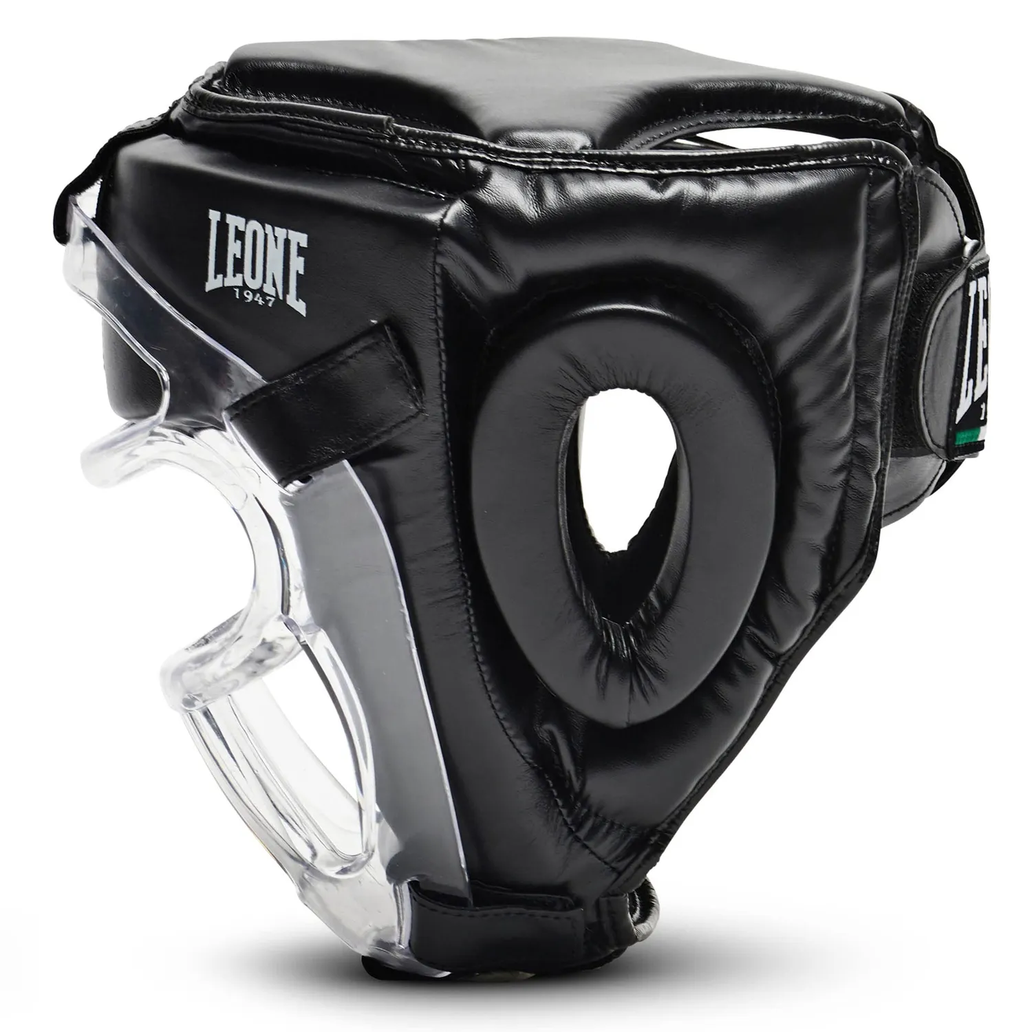 Leone1947 Plastic Pad casco boxe Nero XS/S