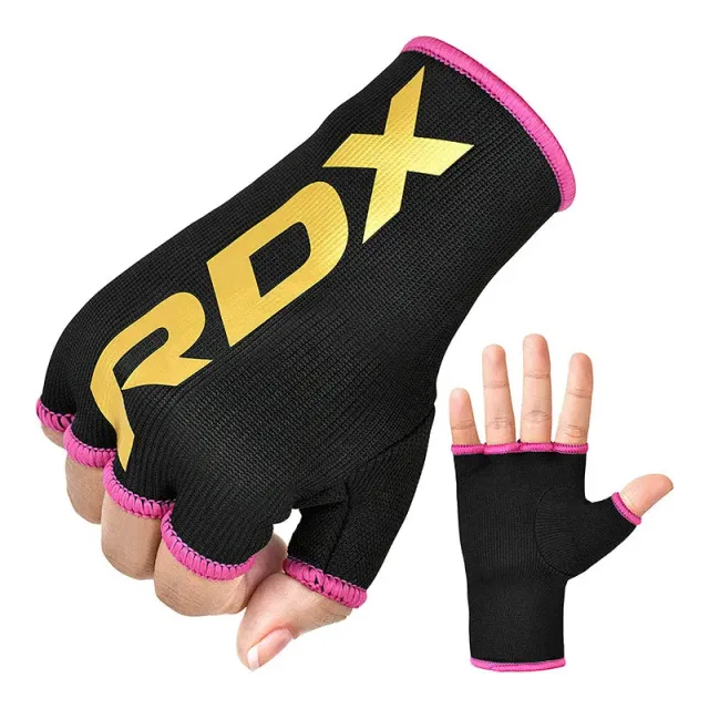 RDX BP Guanti Interni Fasce Mani Rosa S