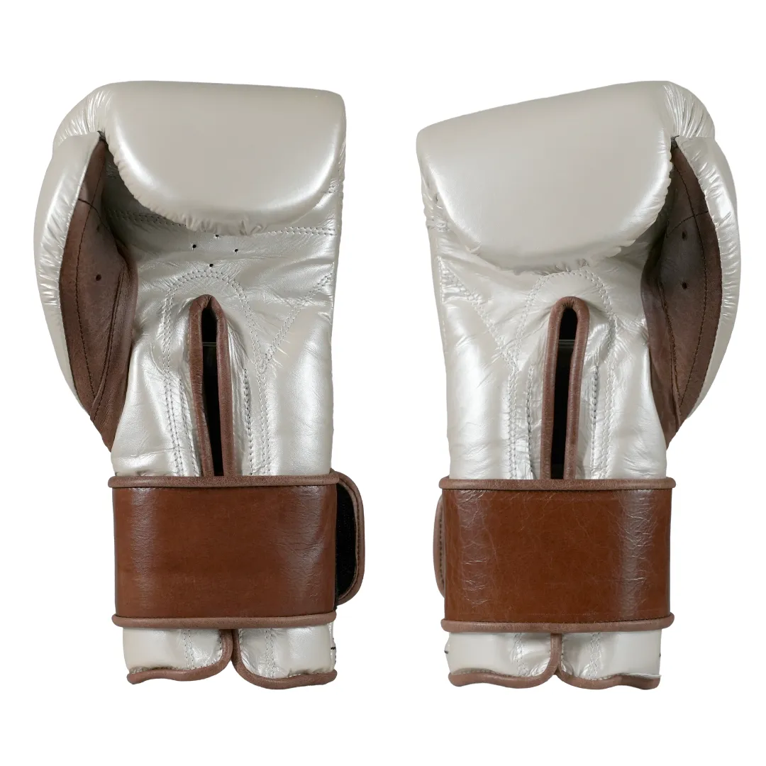 Cleto Reyes Training guanti boxe 12 oz bianco perla pelle