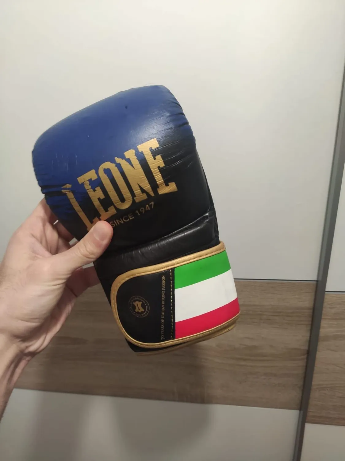Leone 1947 Italy guanti da sacco pelle taglia M