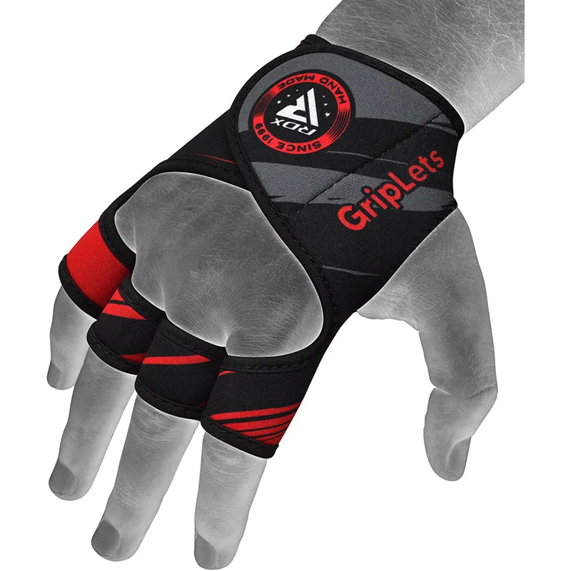 RDX R1 Prese Palestra Neoprene Rosse Grip Silicone