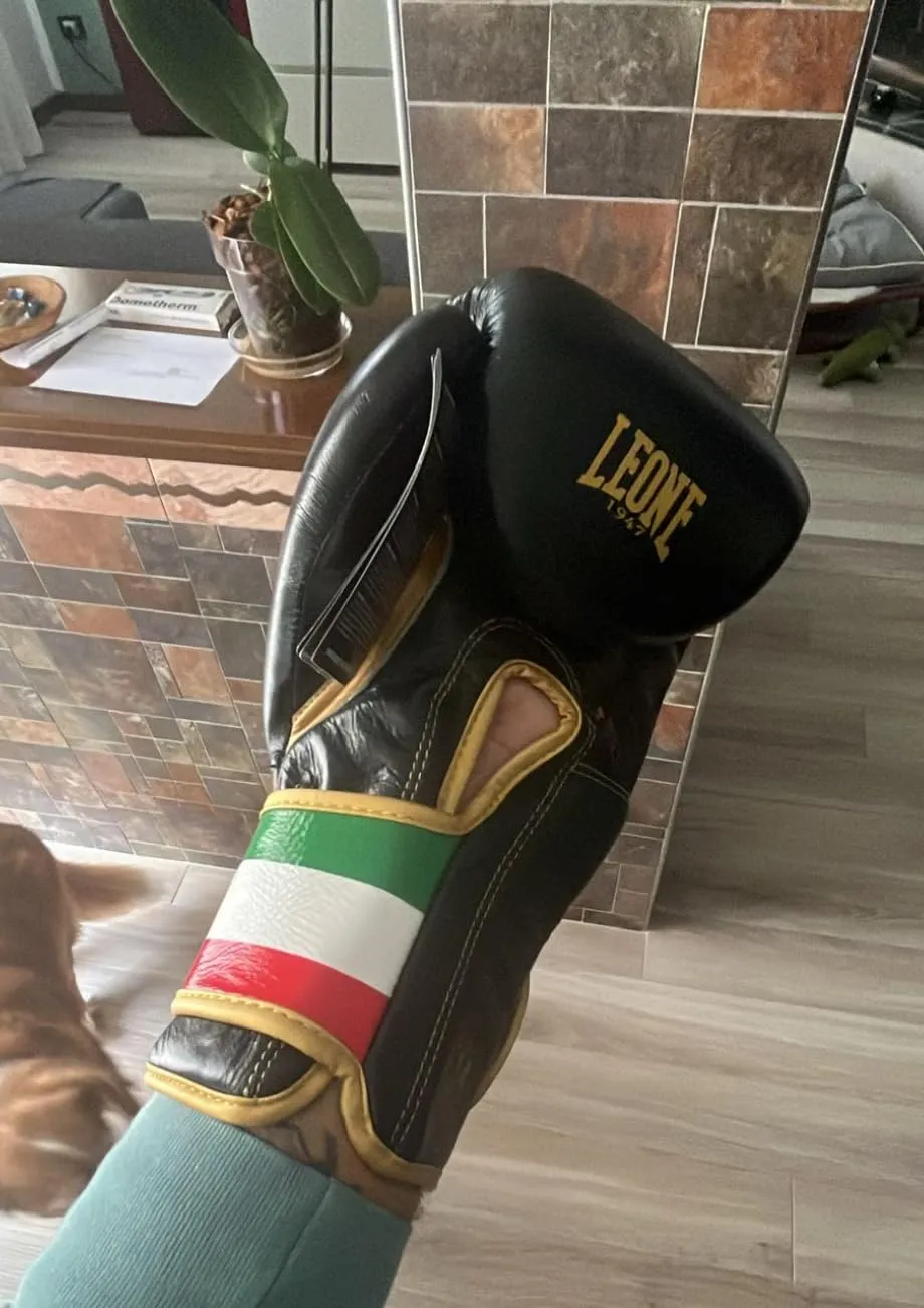 Leone 1947 Italy'47 guantoni boxe 14 oz pelle