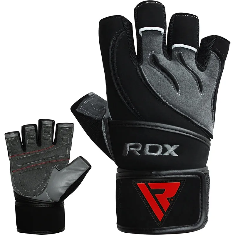 RDX L4 Deepoq guanti palestra pelle imbottiti