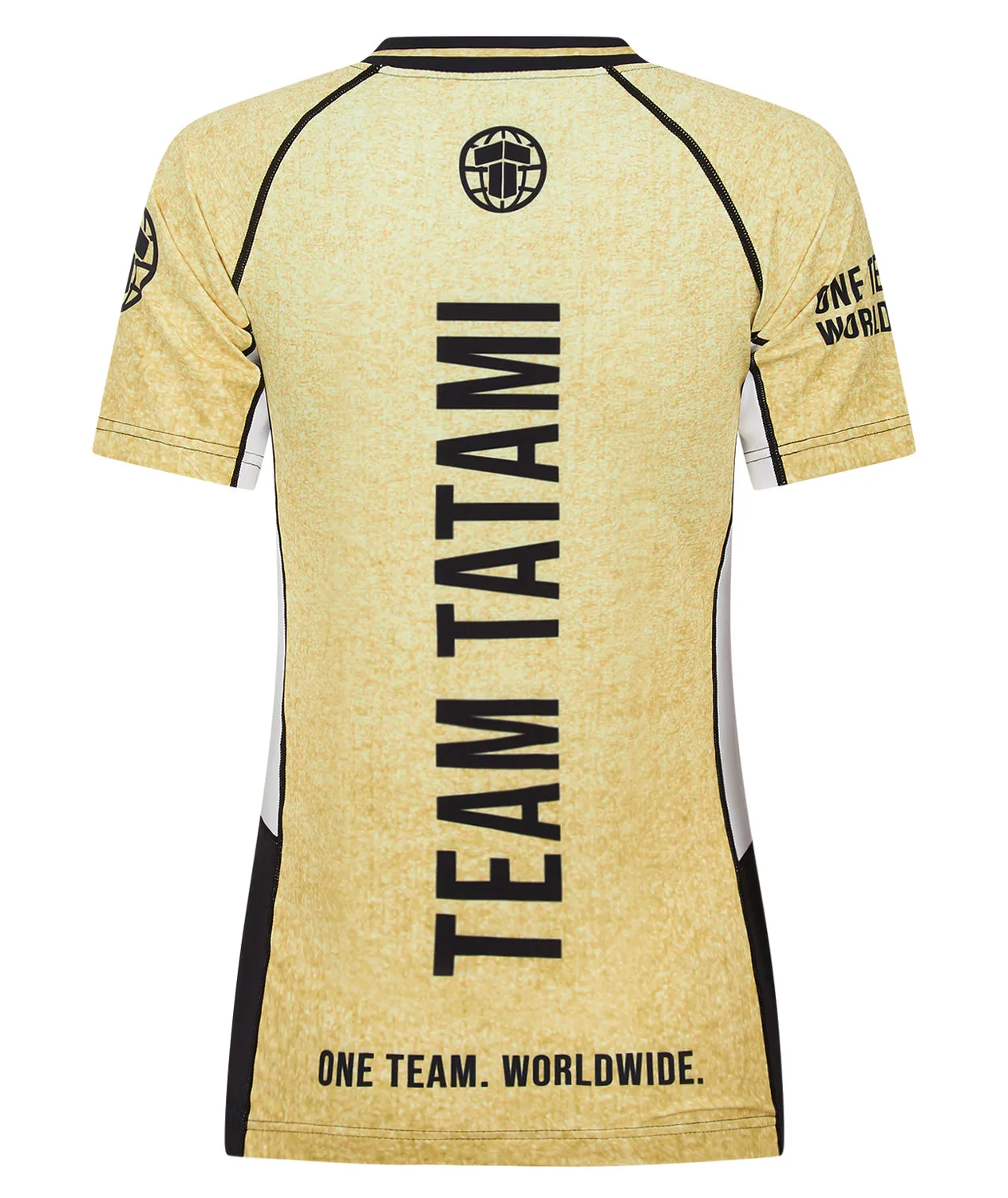 Tatami Team rash guard donna maniche corte oro