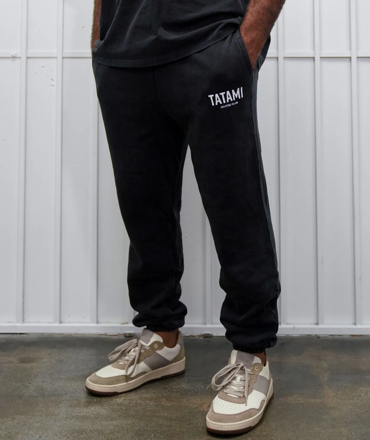 Tatami JJ Club Stonewashed Jogger grigio cotone
