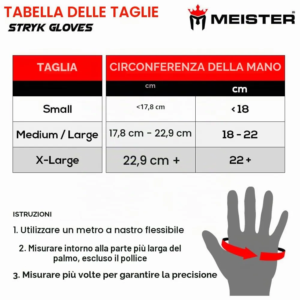 Meister Inner Stryk sottoguanti gel boxe taglia S