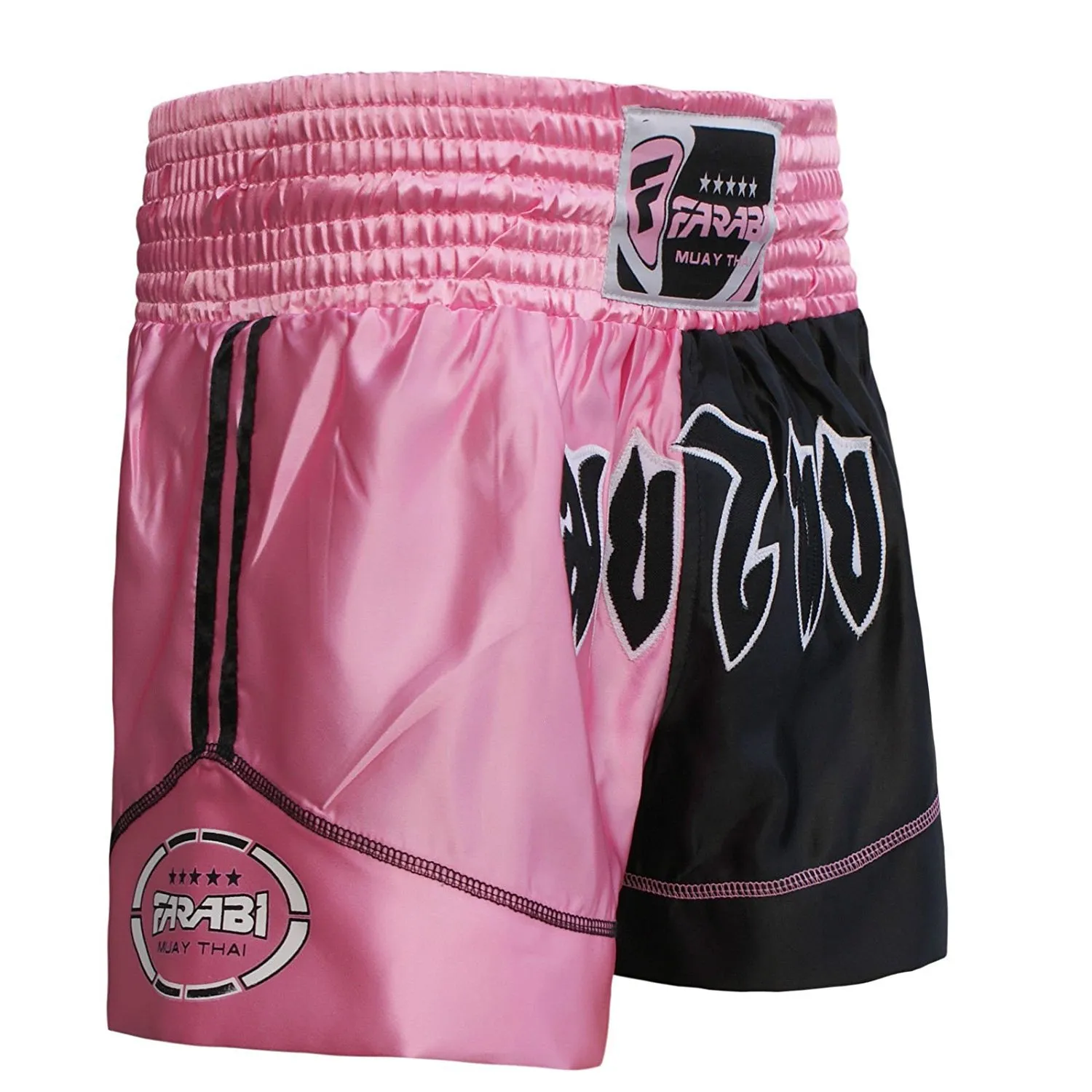 Farabi Dragon pantaloncini muay thai L corto satin