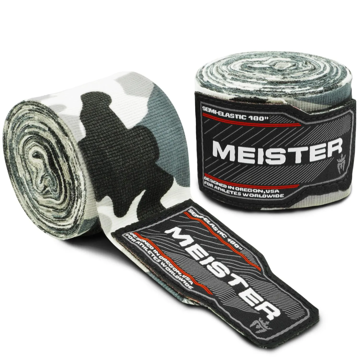 Meister Fasce Boxe Semi Elastiche 457 cm Nere