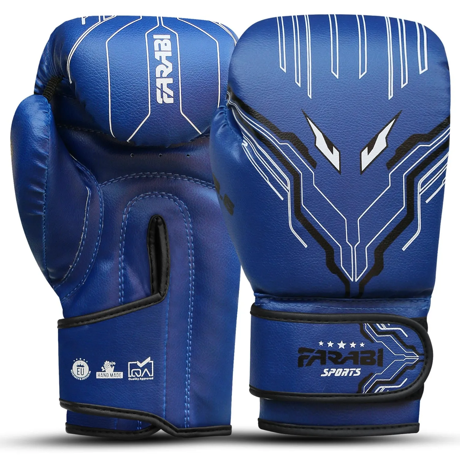 Farabi Sports FK-3.6 guantoni boxe bimbo 6 oz blu
