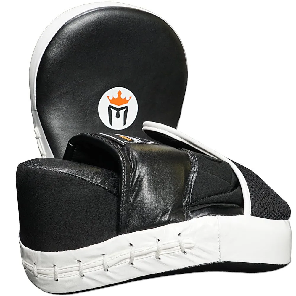 Meister pelle bovina guanti boxe curvi coppia assorbimento urti