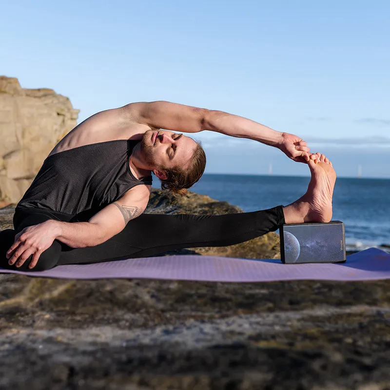 RDX D8 Blocco Yoga in Schiuma EVA Nero Singolo Antiscivolo