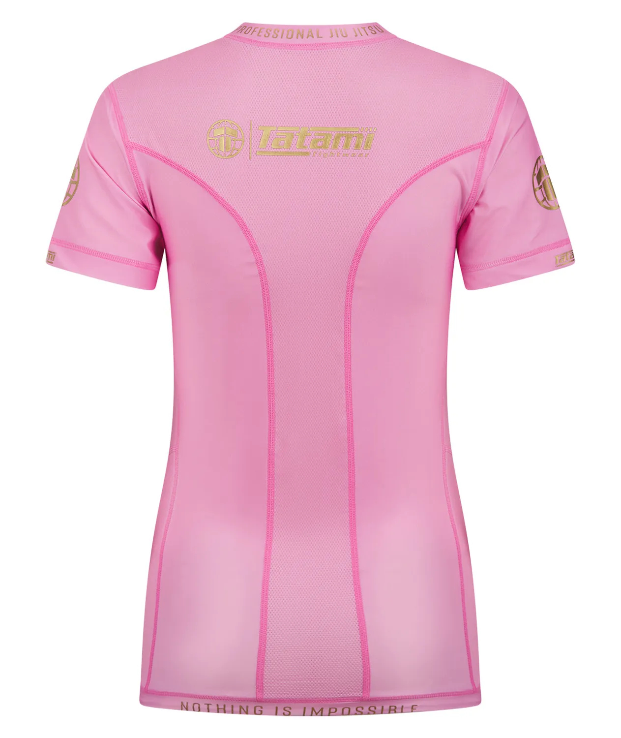 Tatami Fightwear Pro rash guard donna rosa manica corta