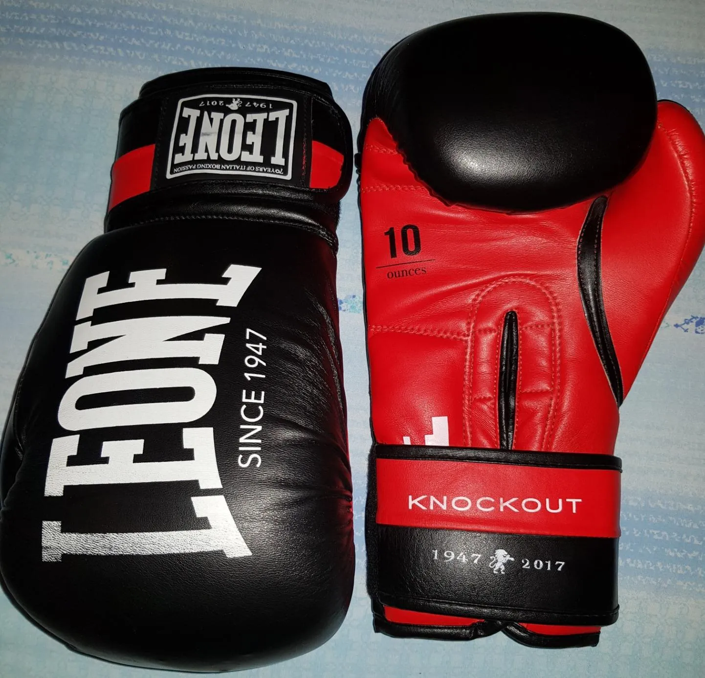 Leone1947 Knockout Guantoni Boxe 6 oz Verde