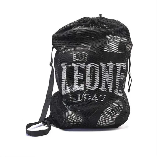 Leone 1947 Mesh Bag Sacca Rete Nera 35 Litri