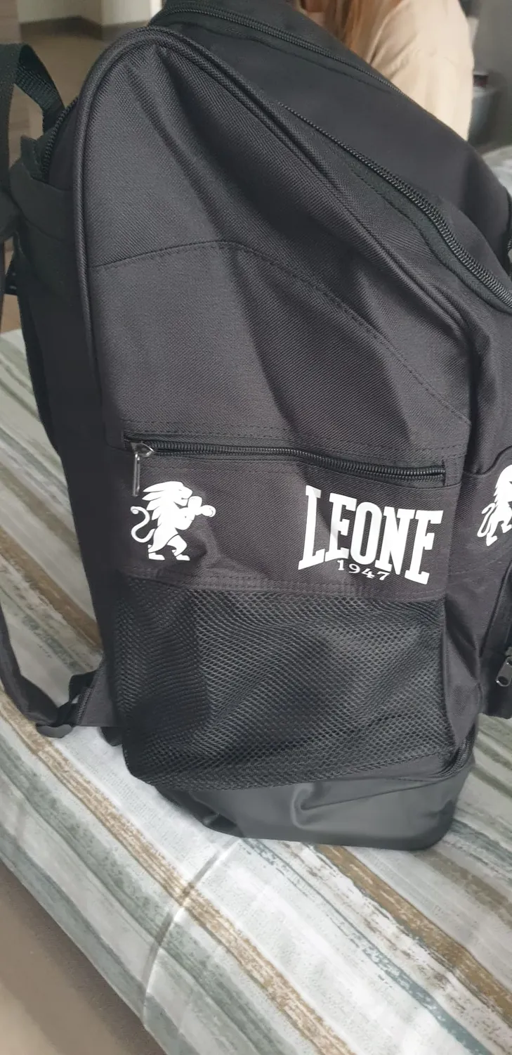 Leone 1947 Ambassador AC952 Zaino Nero in Nylon