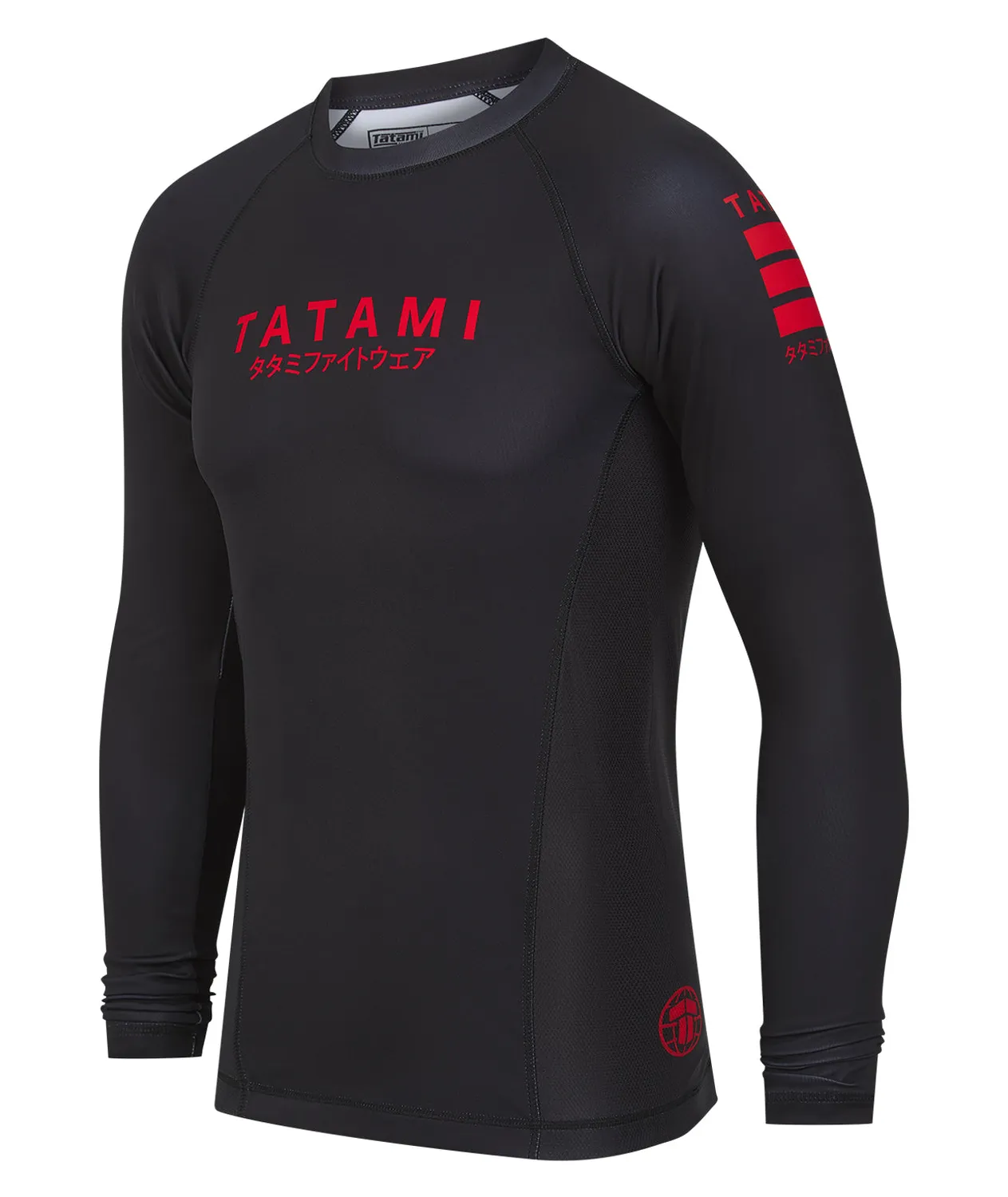 Tatami Fightwear Katakana V2 rash guard nera manica lunga uomo
