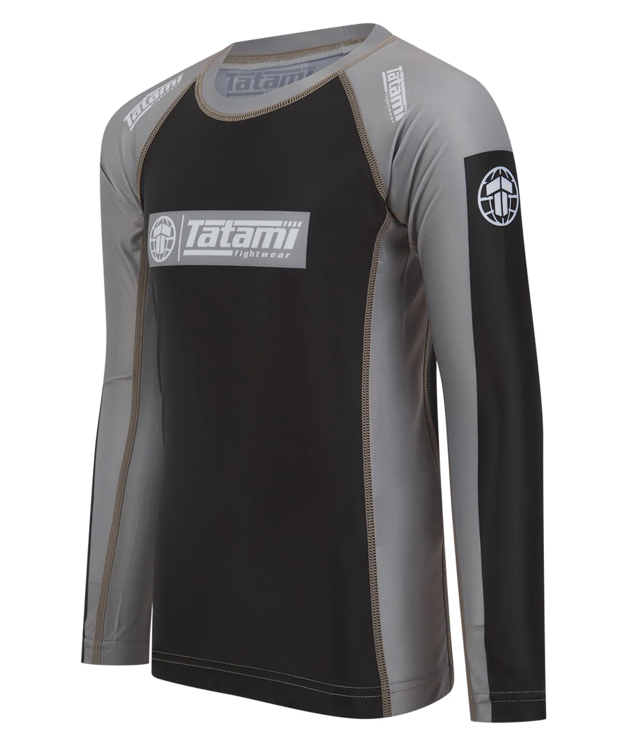 Tatami Ranked Rash Guard BIMBO Manica Lunga Grigia IBJJF