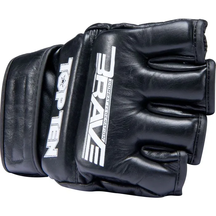 TOP TEN Brave guanti MMA pelle da gara