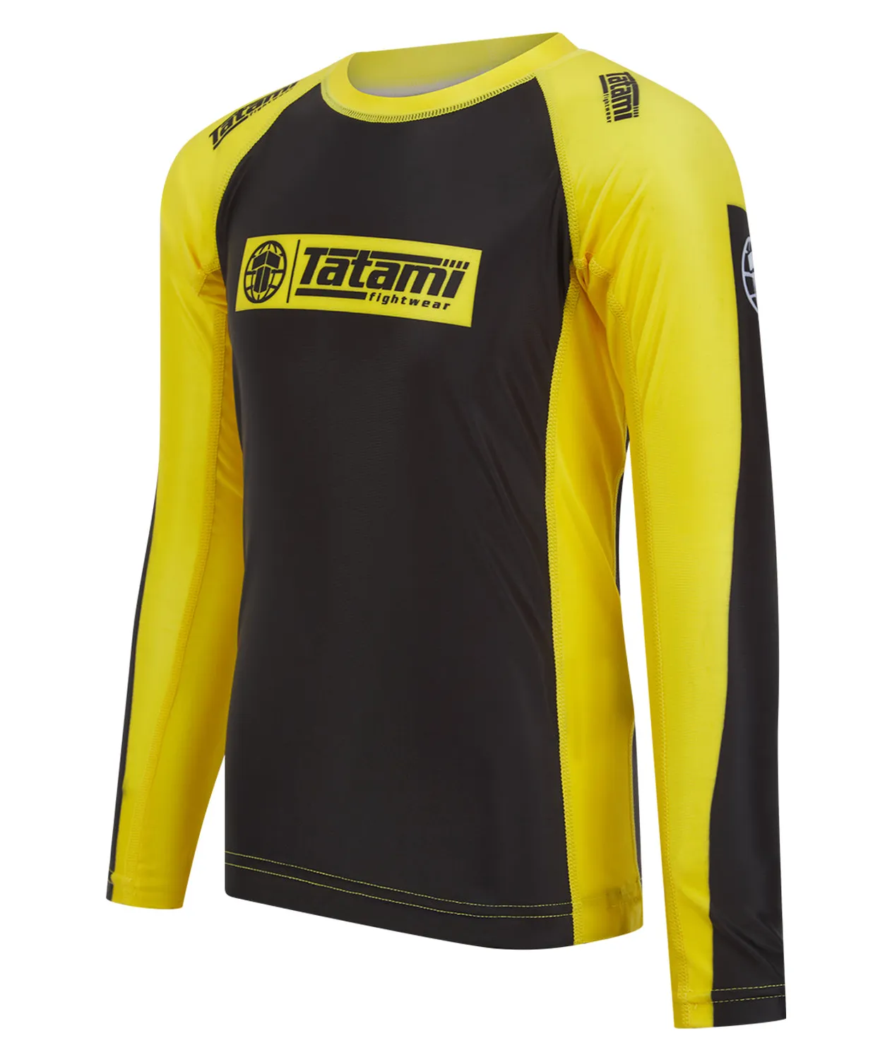 Tatami Fightwear IBJJF Ranked rash guard gialla manica lunga bambini