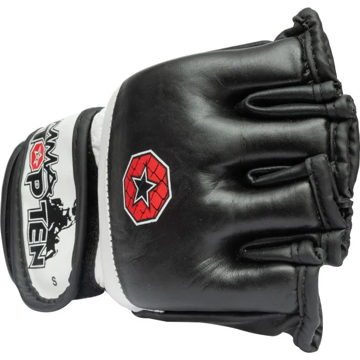 Top Ten Freefight guanti MMA pelle dita libere