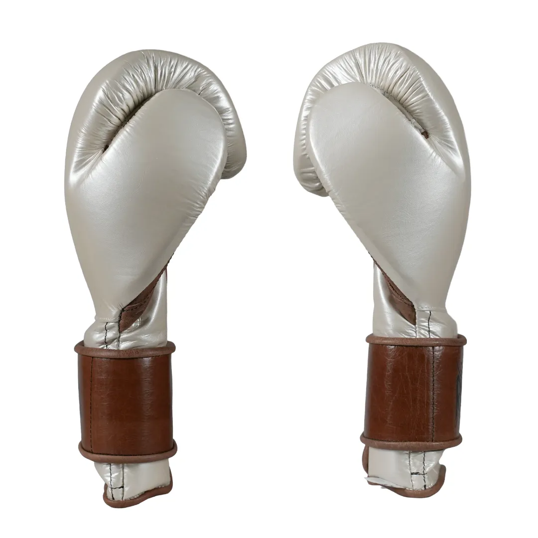 Cleto Reyes Training guanti boxe 12 oz bianco perla pelle