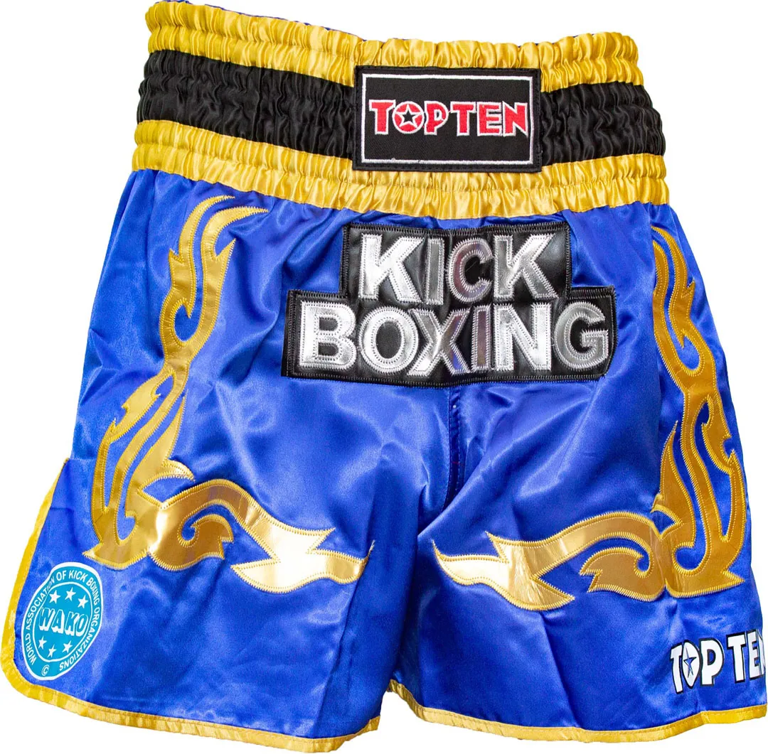 TOP TEN WAKO Kickboxing shorts poliestere