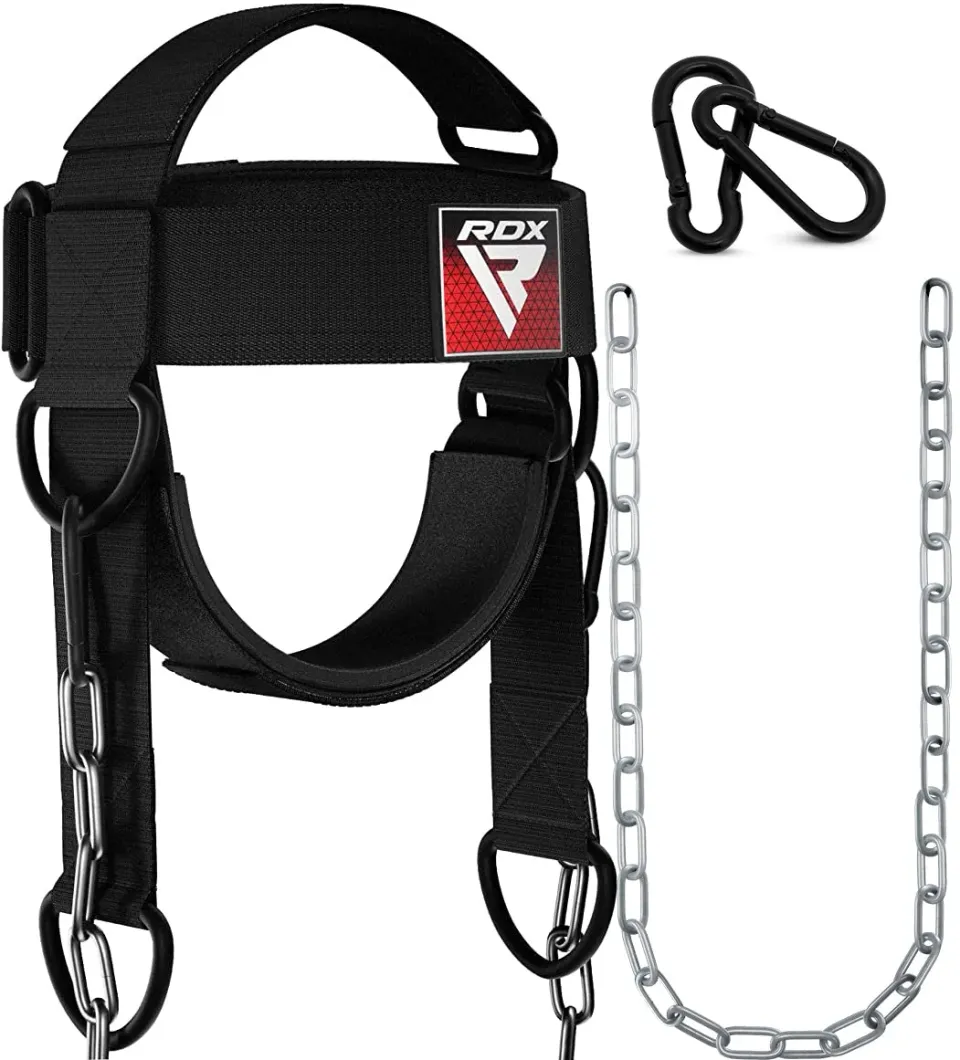 RDX H2 Imbracatura Collo Pesi Nero Catena Acciaio 90cm