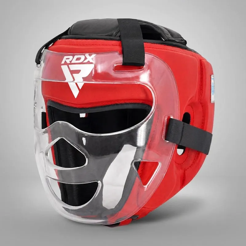 RDX T2 caschetto boxe protezione testa WAKO con maschera