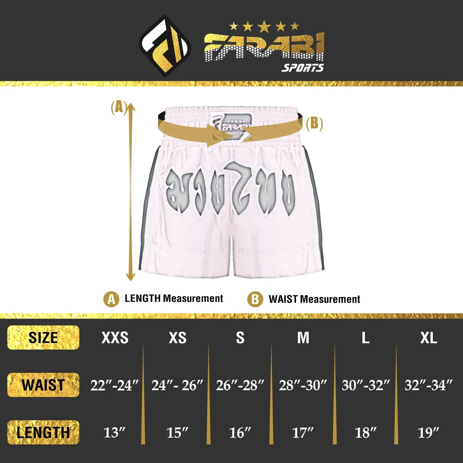 Farabi Muay Thai Pantaloncini thaiboxe rosa XXS satin