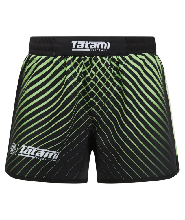 Tatami Vortex Shorts Taglio Alto Verdi