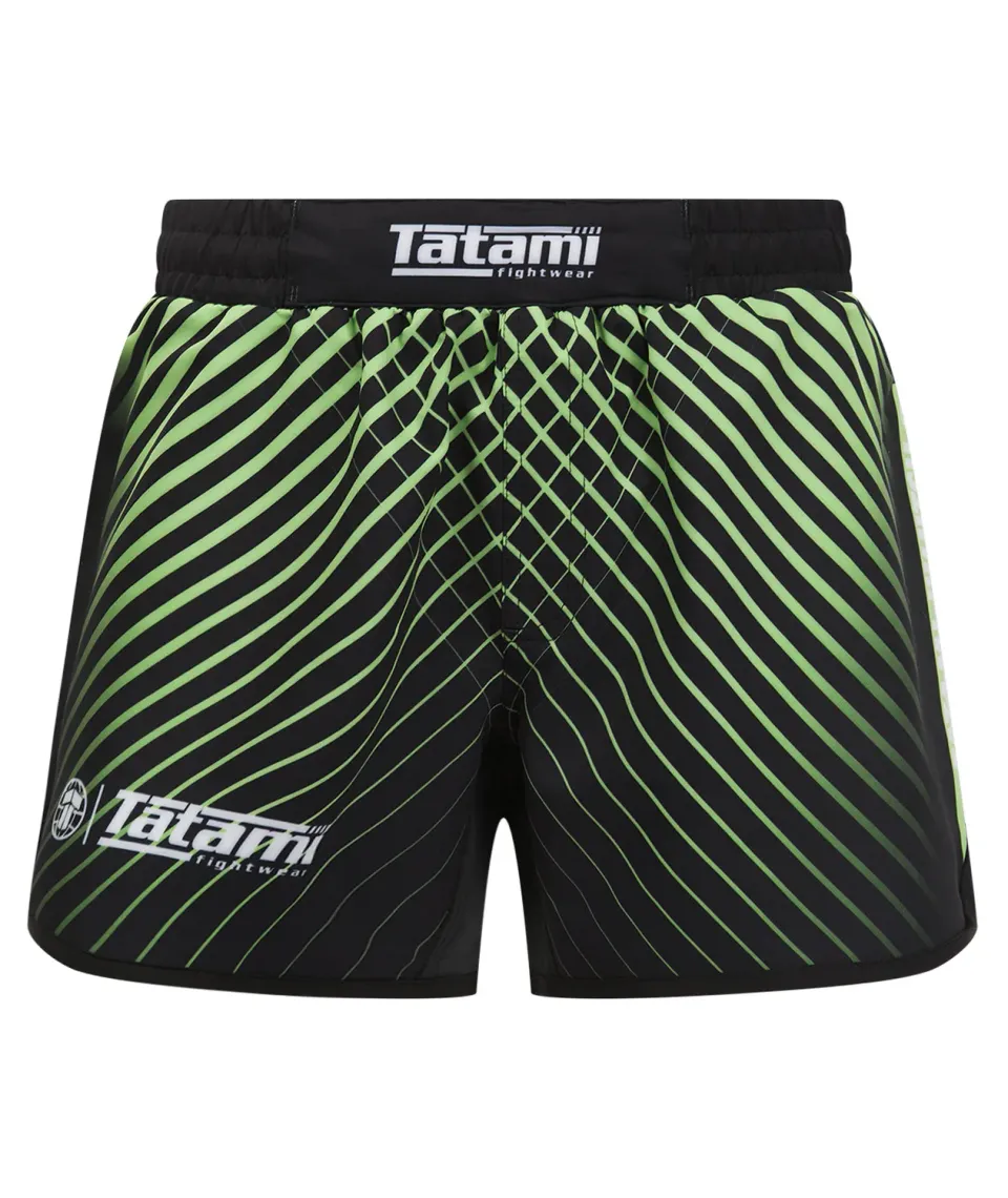 Tatami Vortex Shorts Taglio Alto Verdi