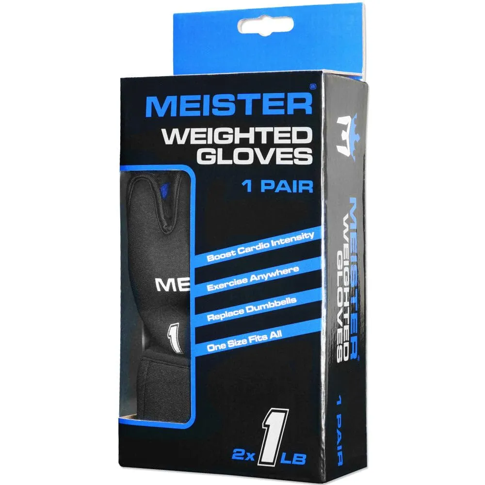 Meister Elite guanti zavorrati 0,5 kg neoprene