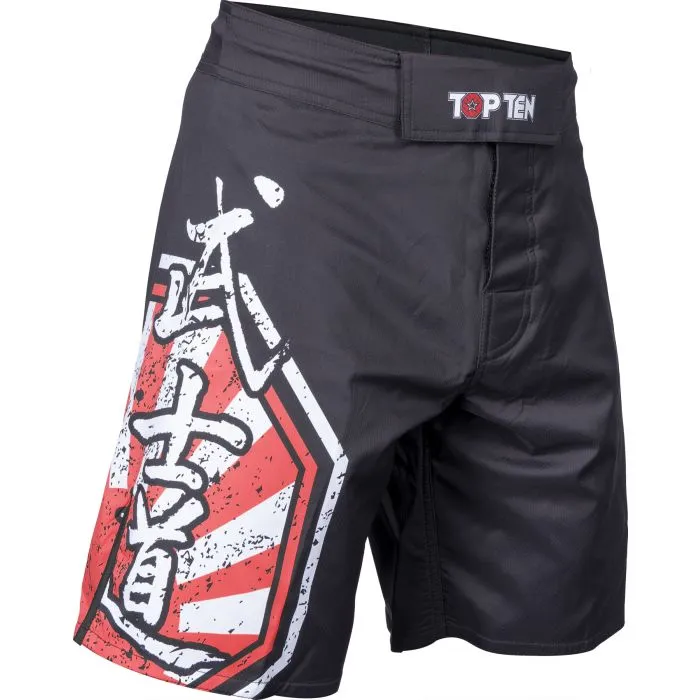 TOP TEN MMA Sunrise shorts MMA elasticizzati