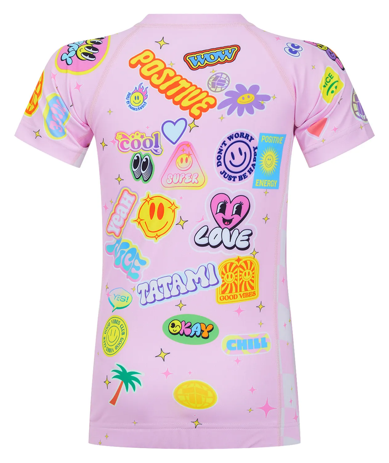 Tatami Sticker Bomb Rash Guard Bambino Manica Corta Riciclato
