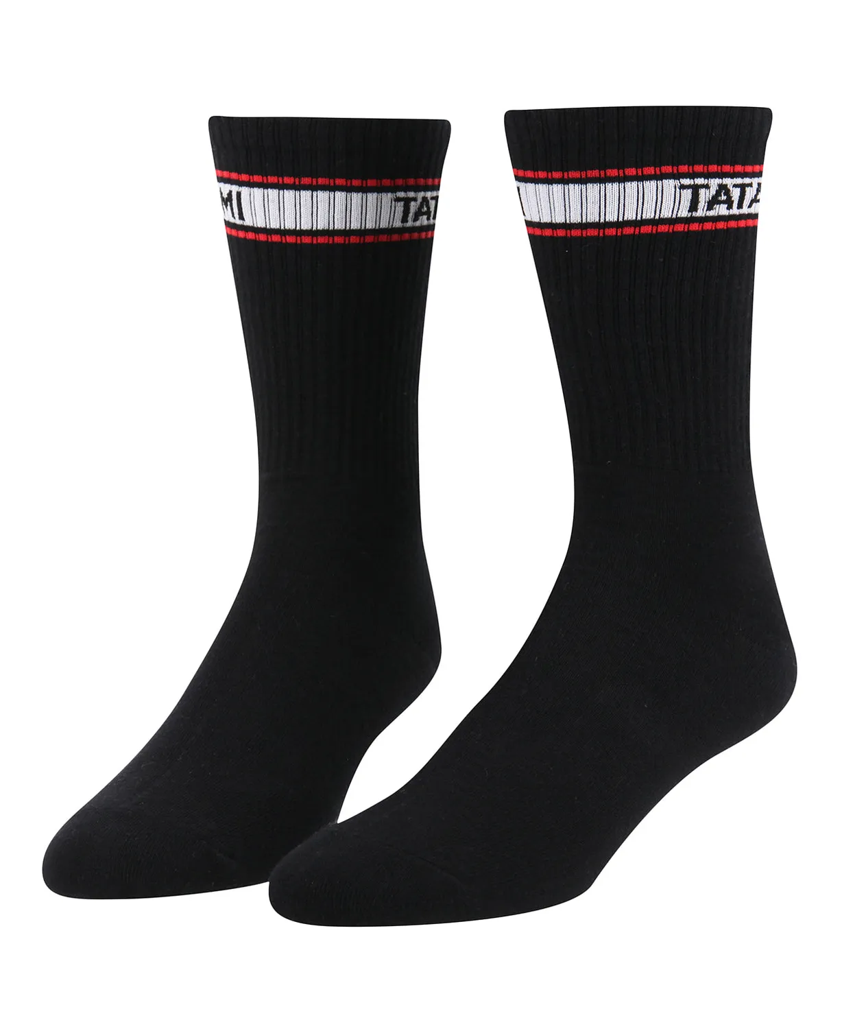 Tatami Crew calzini sportivi nero 2 paia cotone