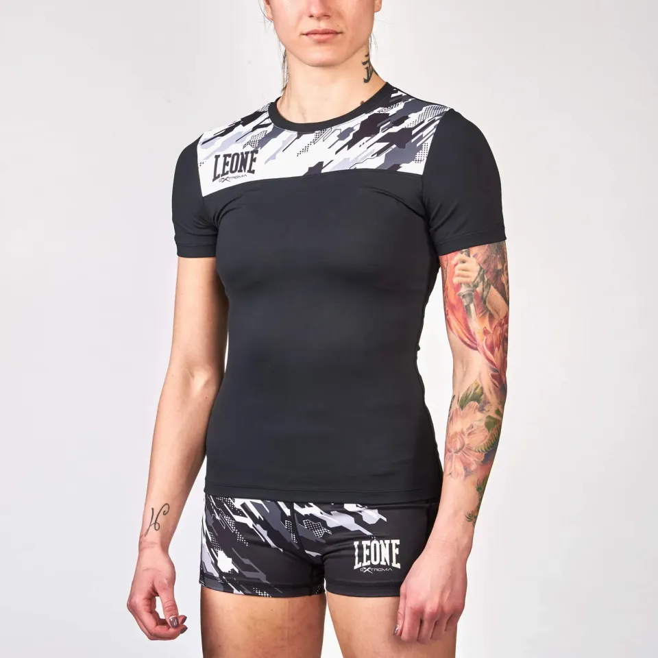 Leone 1947 Neo Camo ABX71 T-Shirt Compressione Donna