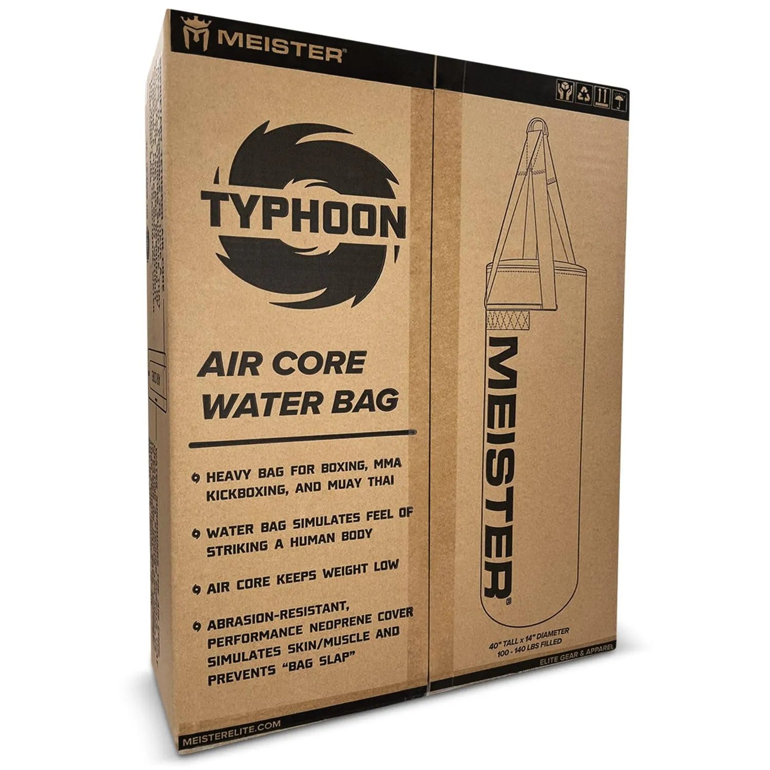 Meister Typhoon Sacco Boxe Acqua Neoprene 112 cm