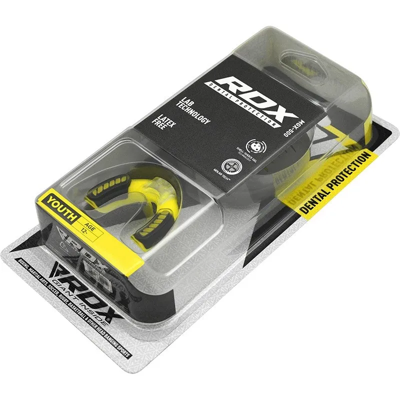 RDX 3Y paradenti giallo gel bolli e mordi boxe
