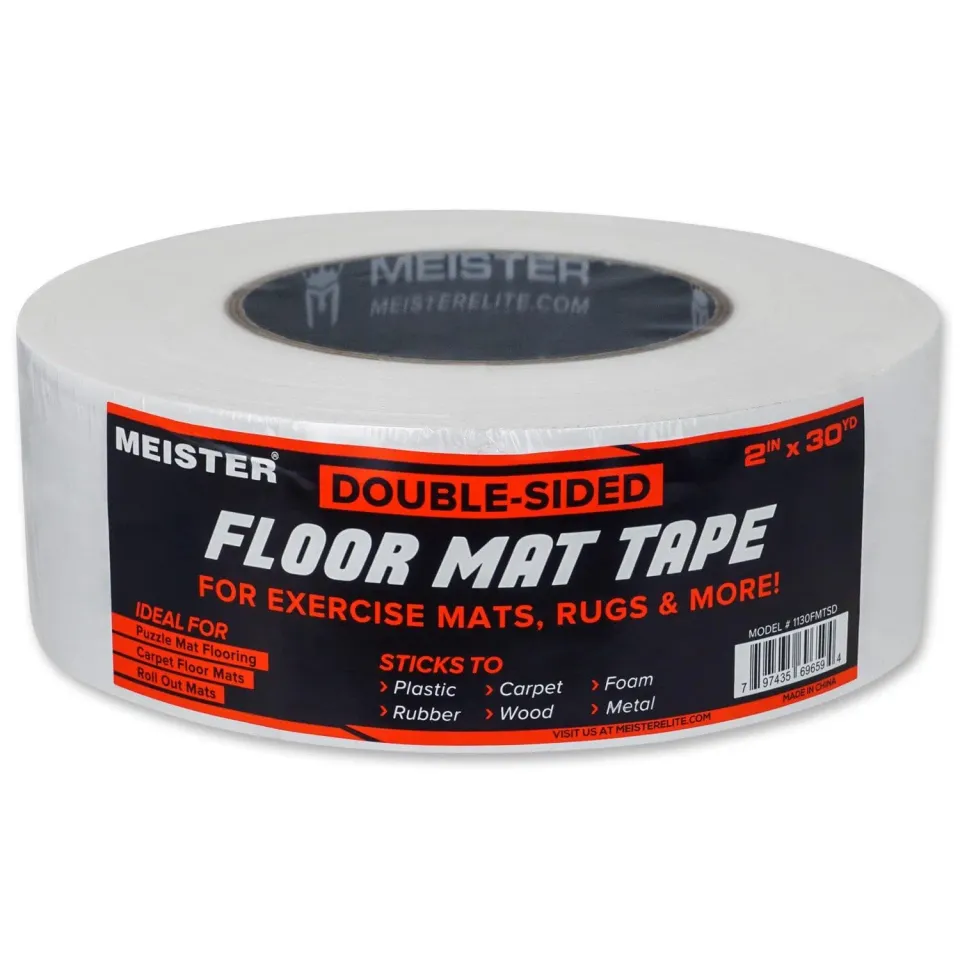 Meister Nastro Adesivo Bifacciale tappetini 2" x 30 yd forte
