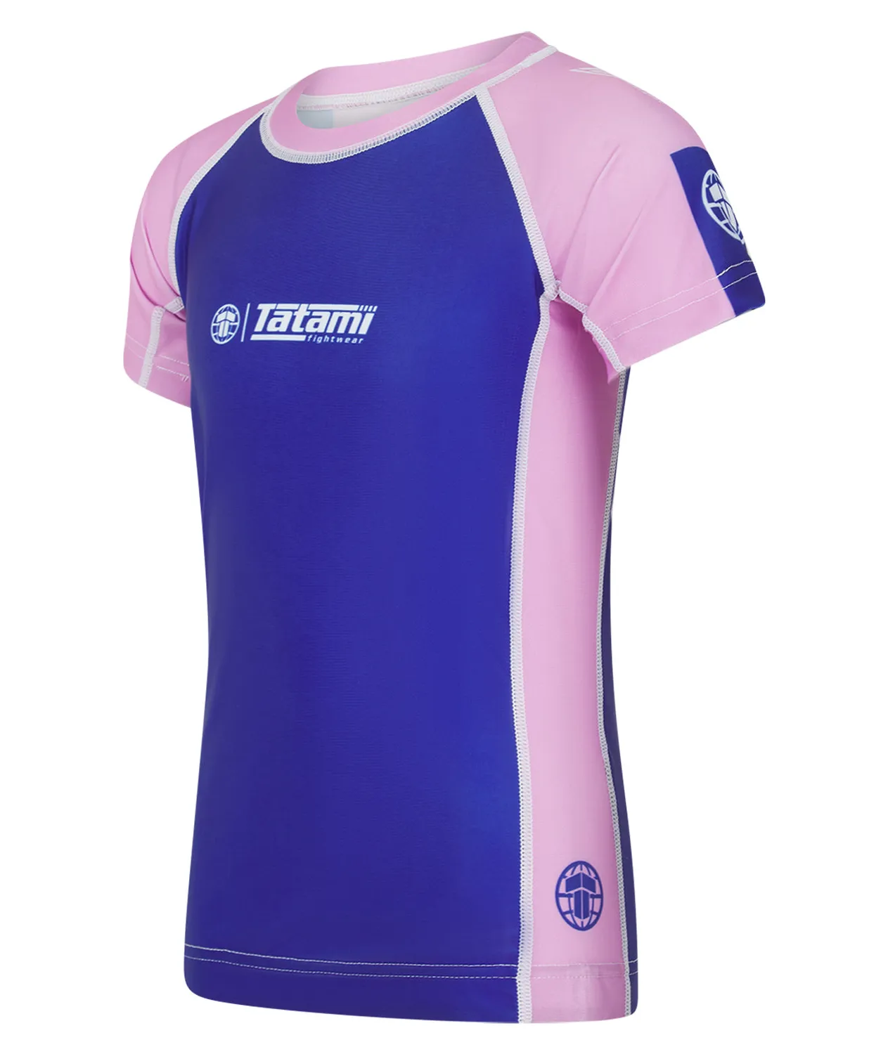 Tatami Contrast rashguard bambino navy rosa corte