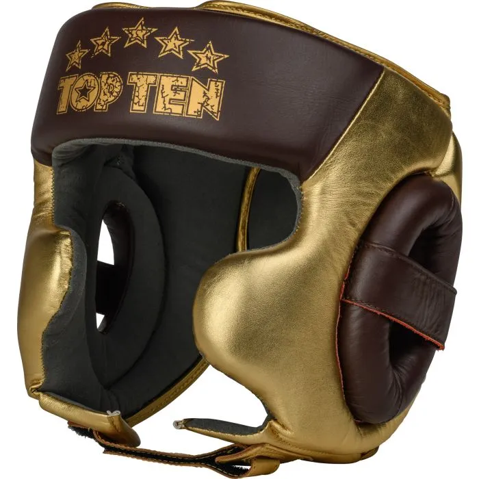 TOP TEN Prestige caschetto pelle boxe MMA
