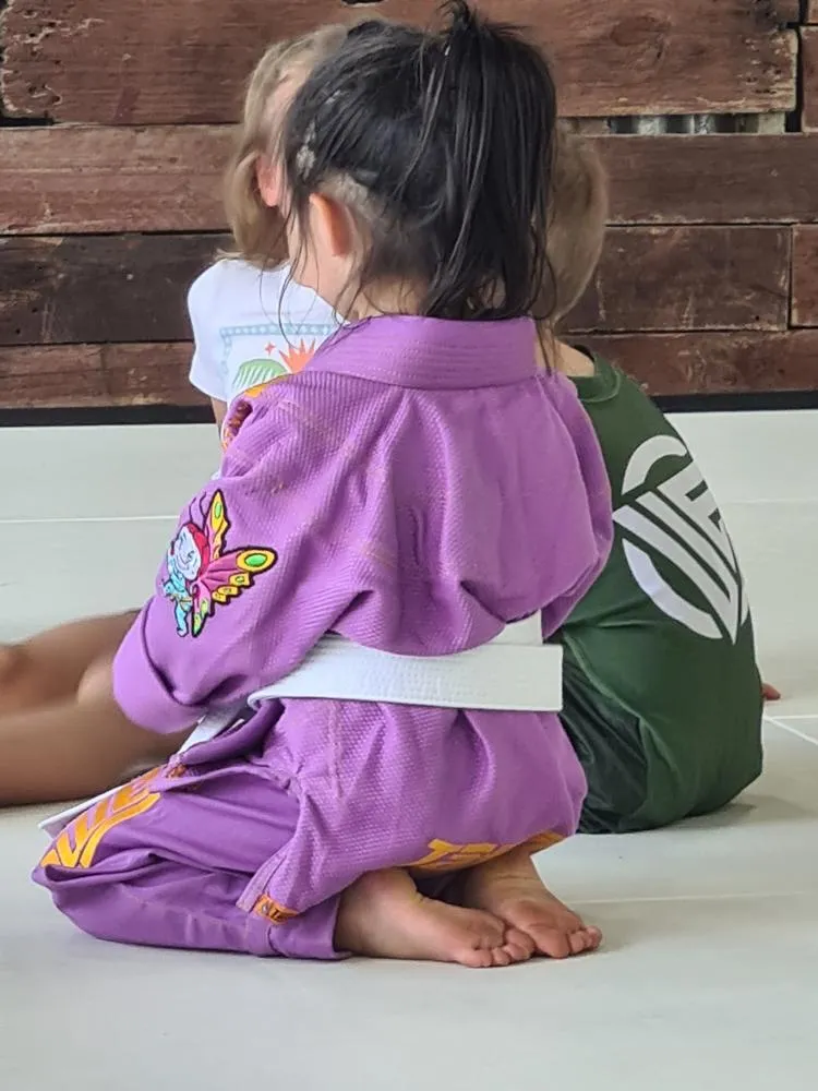 Tatami Meerkatsu Animal kimono BJJ bimbo viola farfalla cintura inclusa