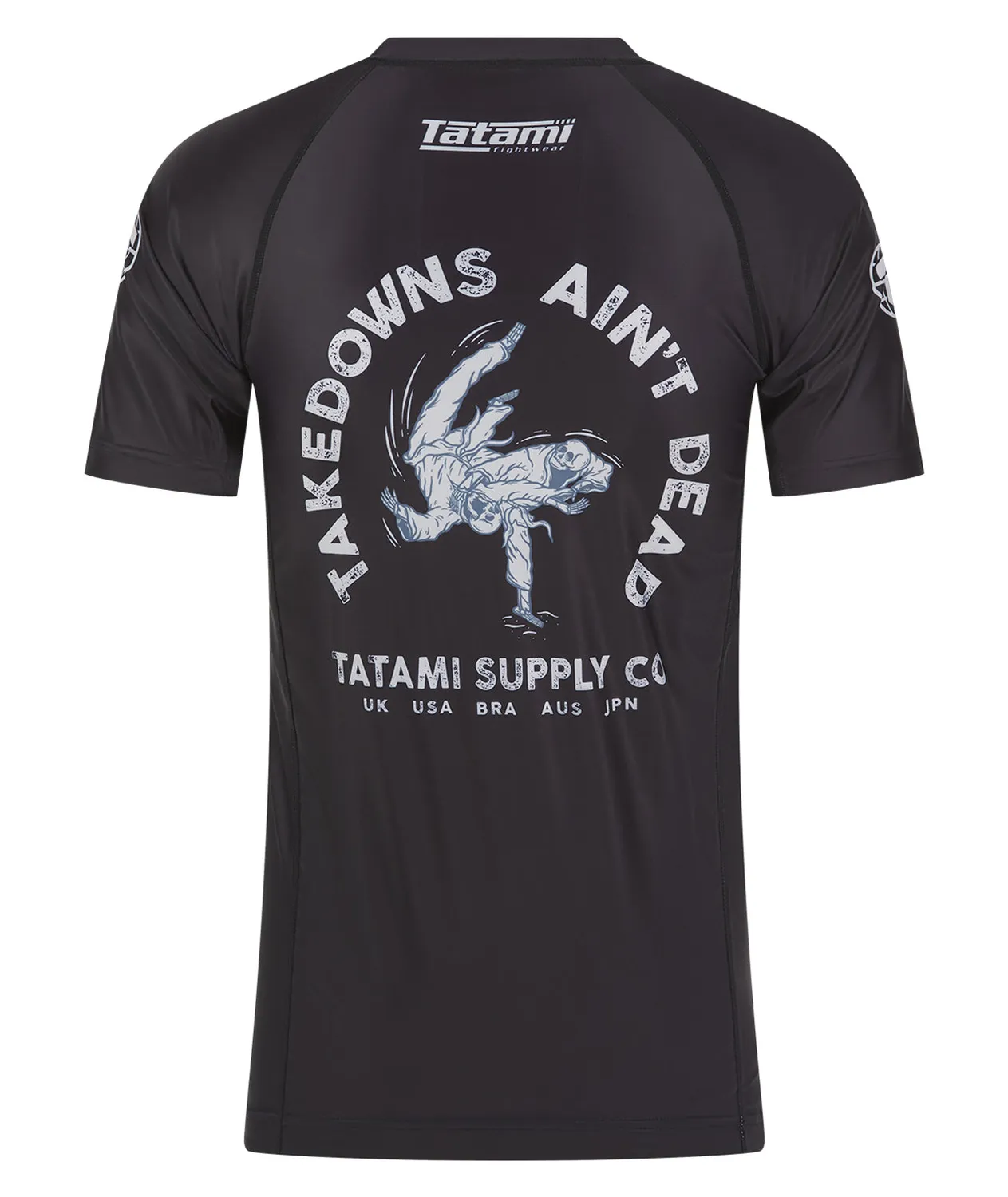 Tatami Takedowns Ain't Dead rash guard manica corta nera