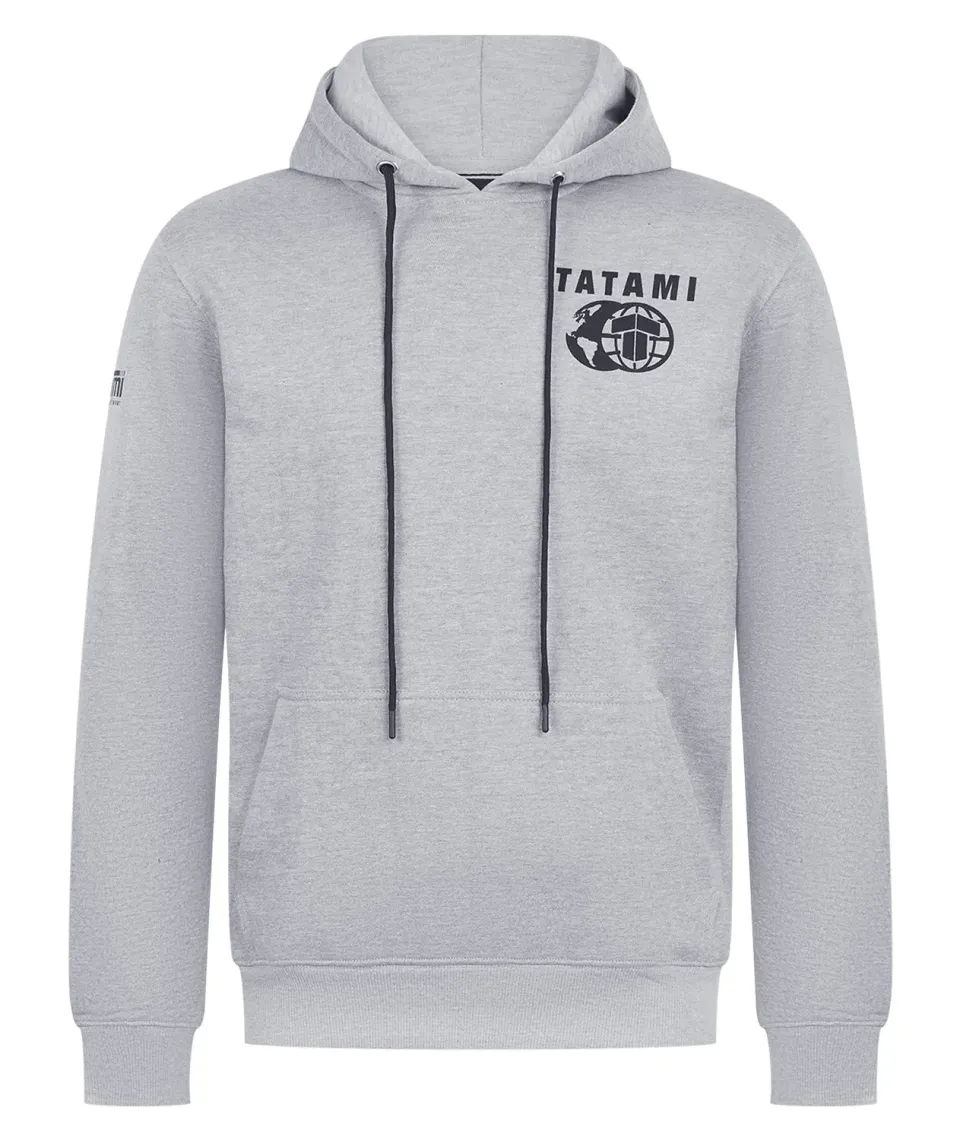 Tatami Raid Felpa con Cappuccio Uomo Grigia Cotone