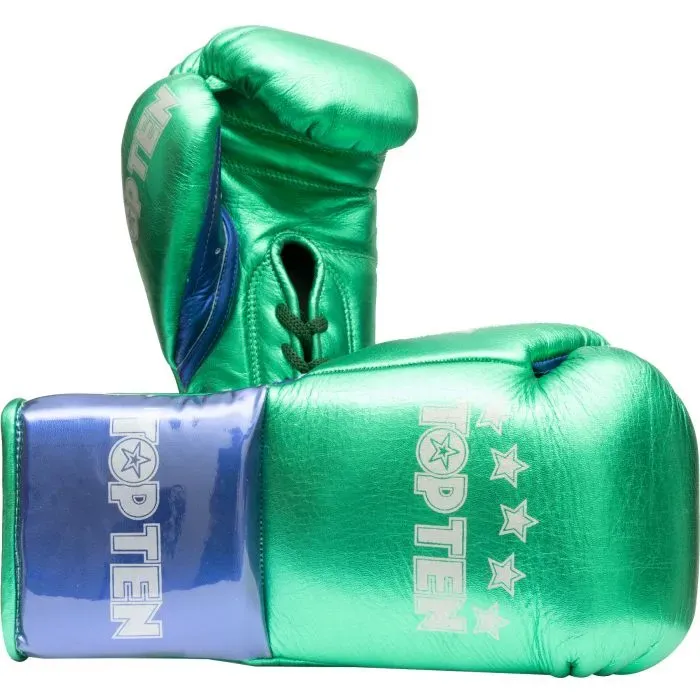 TOP TEN Pro MX guanti da boxe in pelle kickboxing