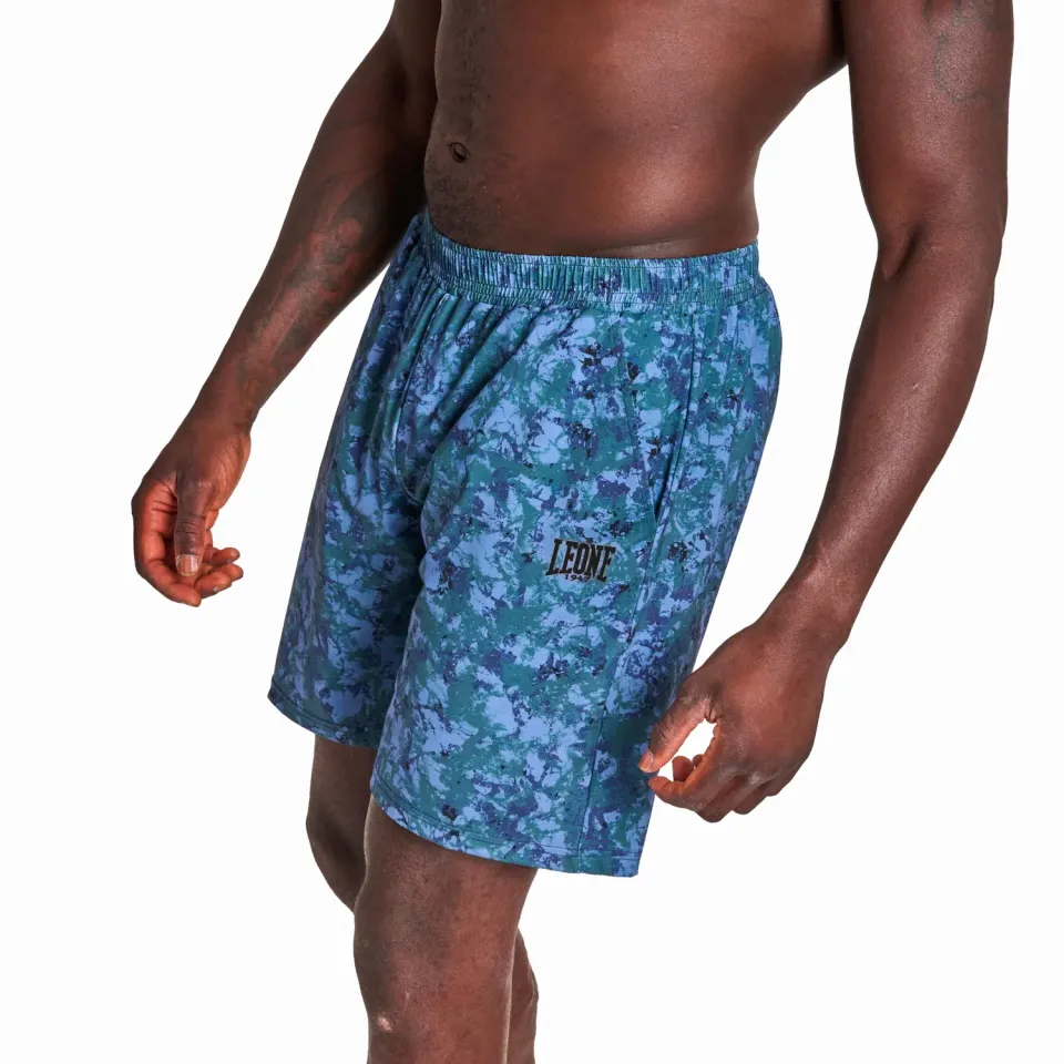 Leone 1947 Urban Fighter pantaloncini camo blu mimetici