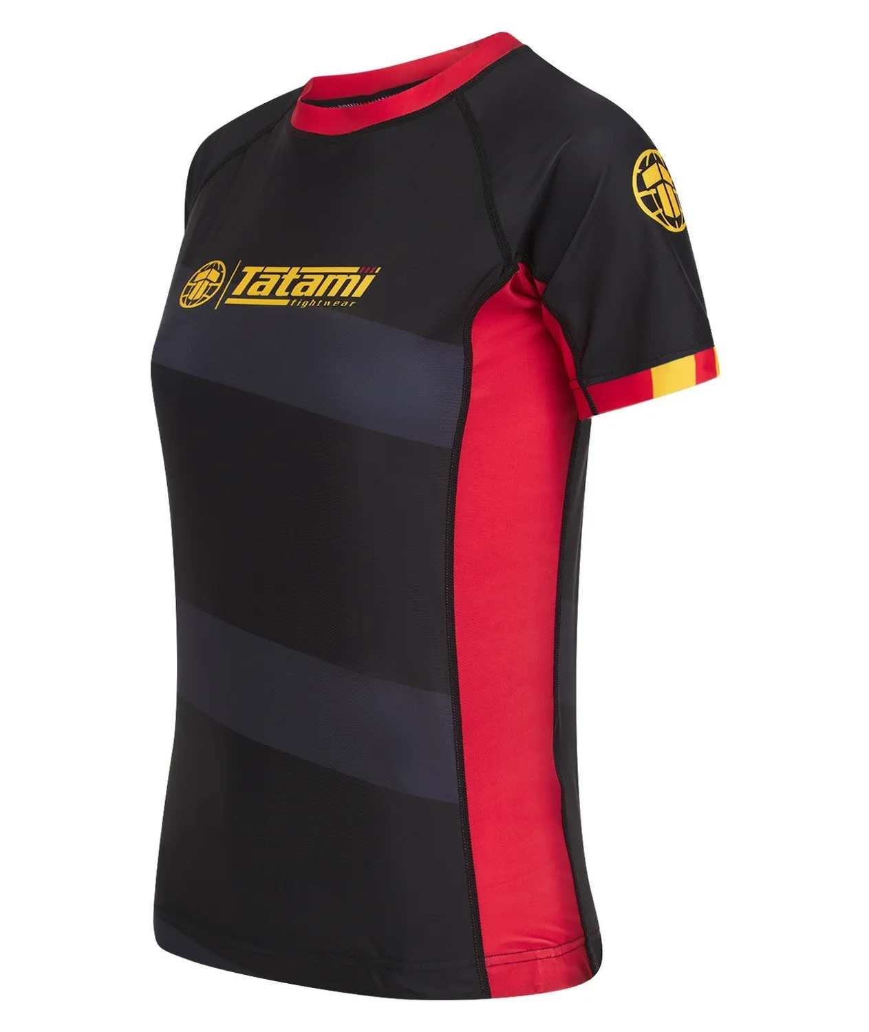 Tatami Nomad rash guard donna nero rosso manica lunga