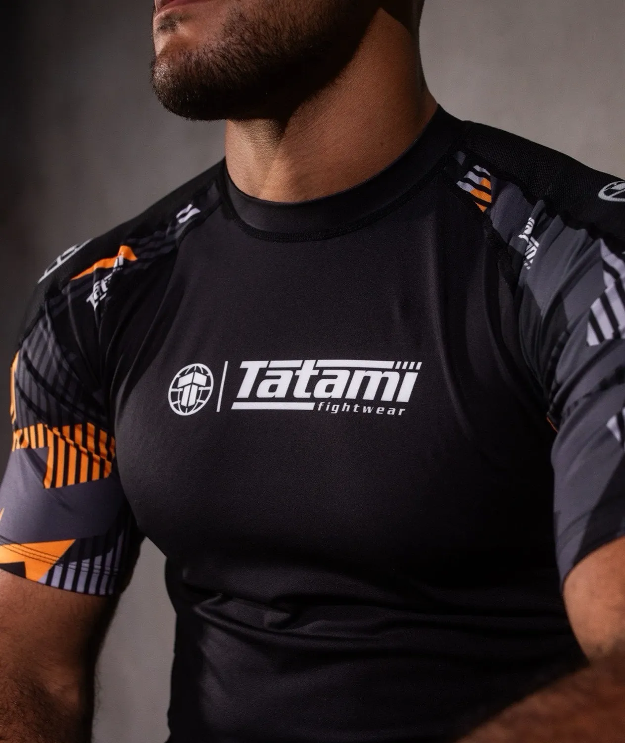Tatami Technical Rash Guard Manica Corta Arancione
