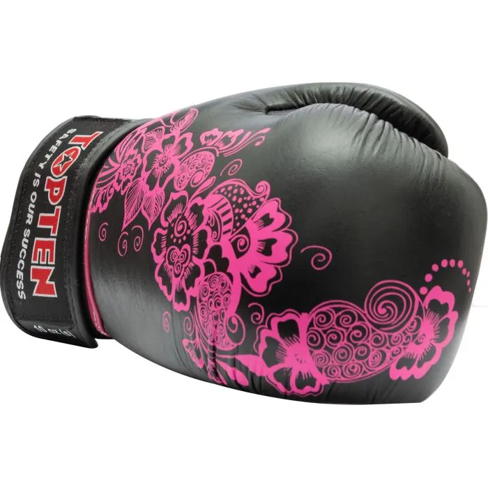 TOP TEN Ultimate Woman Fight guanti boxe pelle donna